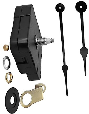 HOMSFOU 1 Teiliges Uhrwerk Set Uhr Zubehör Schwarzes Uhrwerk Einfaches Heim Uhrwerk