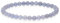 Lebensquelle Plus Kugelarmband | Perlen Armband 6 mm | Hochwertiges Edelsteinarmband | Natur Stein Edelsteinarmband dehnbar (Chalcedon, blau)