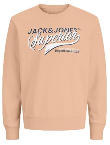 JACK & JONES Jjelogo Sweat Crew Neck 2 Col Ss26 Jnr