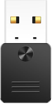 Plyisty Adattatore USB Bluetooth 6.0 per PC, Laptop, Ricevitore Dongle Bluetooth, EDR/BLE, Plug & Play per 11/10/8.1, Portata di 65 Piedi