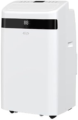 Argo Milo Inverter Supersilent 15000 BTU/h, aire acondicionado portátil, WiFi incluido, pantalla LCD, filtro lavable, clase energética A