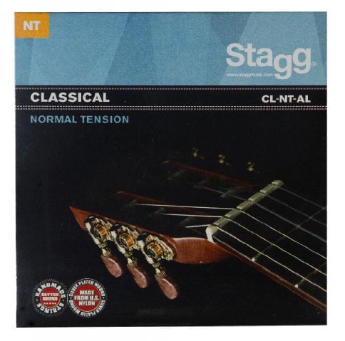 Stagg CLNTAL - Juego de cuerdas para guitarra de nylon (tensión media)
