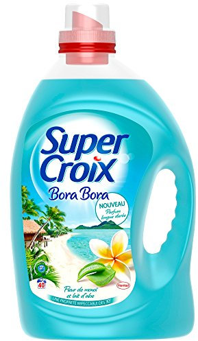 SUPER CROIX - Lessive Liquide - Bora Bora - Flacon 3 Litres / 40 lavages
