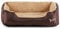 Bunty Deluxe Dog Bed - Small, Medium to XXL Calming Washable Dog Bed - Non-Slip Base, Raised Walls, Fleece Lined Interior, Plush Cushioning, Insulates & Retains Heat - Large, Brown