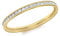 CARISSIMA Damen Ring 9k (375) Gelbgold Zirkonia Band - Größe L