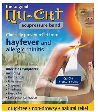 Qu-Chi Akupressurmatte - klinisch bewiesene Entlastung für Heuschnupfen and allergische Ozaena - braun by ARTUROLUDWIG