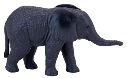 MOJO Afrikanischer Elefant, Kalb, realistische Tierwelt, handbemalte Spielzeugfigur