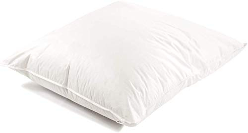 H&F Heimtextilien Premium Qualität | Kopfkissen 80x80 cm | Füllung: 1500 Gramm Daunen | 100% Natur Kissen | Bezug: 100% Baumwolle | Federkissen 80 x 80 cm | Oeko-TEX Zertifiziert