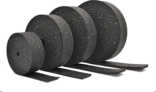 My Plast Terrassen-Pads Rolle – wasserbeständige Gummigranulat-Rolle für Terrassenbau, belastbare Bautenschutzmatte, 10.000 x 50 x 10 mm, 1 Stück…