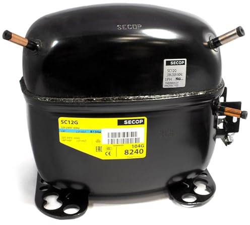 REPORSHOP - Compresor Secop SC12G R134A 220v 1/3cv Alta Temperatura 12,87cm3
