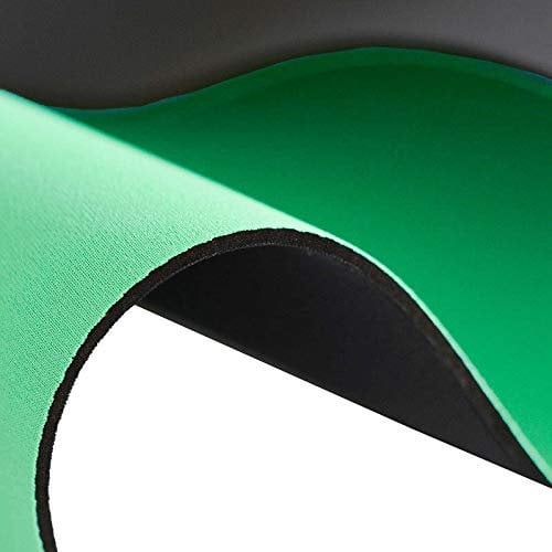 0,5m Neopren Stoff Doubleface 3mm Stretch 130cm breit Meterware in vielen tollen Farben!, Farbe:mint-schiefergrau