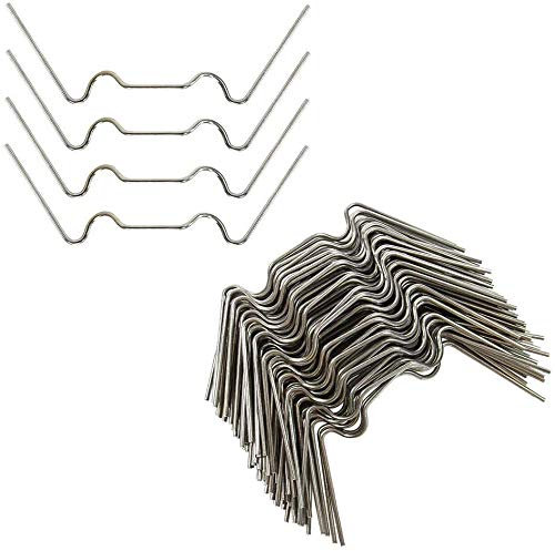 SISI UK Lot de 100 clips en acier inoxydable pour vitrage de serre