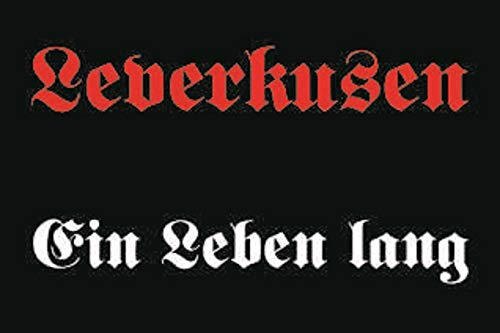 U24 Aufkleber Leverkusen EIN Leben lang Flagge Fahne 8 x 5 cm Autoaufkleber Sticker