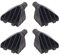 4 x YOU.S Original Hutablage Halter Abdeckung Ablage Kofferraum - 2K0863534
