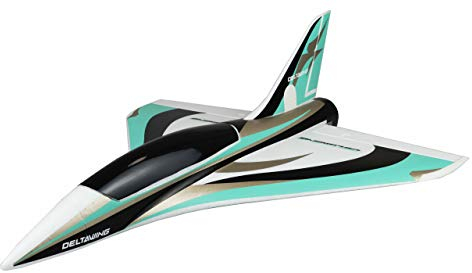 Amewi 24106 AMXFlight Delta Wing Jet Avion radiocommandé EPO PNP Vert Menthe et Blanc