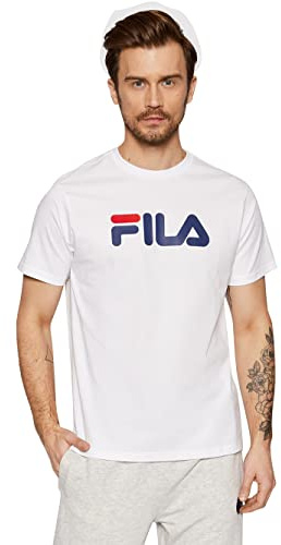 FILA Unisex BELLANO T-Shirt,Bright White,S