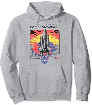 NASA Color By Number Cape Canaveral Pullover Hoodie