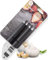 Stainless Steel Garlic Press Crusher - Easy Clean, Soft Grip Handles, Quick and Easy Squeeze Utensil, Presser, Mincer & Smasher Tool Also Works for Nuts, Seeds and Ginger. 5 Year Guarantee