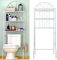MINGYI Etagère de Salle de Bain 3 Étagères, Meuble de Rangement au-Dessus des Toilettes WC ou Lave-Linge avec 3 Tablettes, Meuble Etagères de WC (Blanc, 65×34×178 cm)