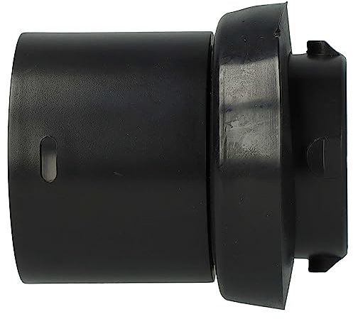 vhbw Schlauch-Adapter 32 mm kompatibel mit Nilfisk GA 80, GA 90 Staubsauger, Staubsaugerschlauch - Anschlussadapter Schwarz