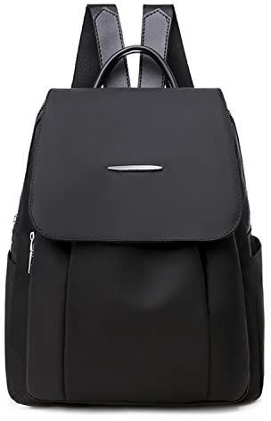 Damen Rucksack Elegant Rucksäcke, Reiserucksack Sportrucksack Schulrucksack Laptop Cityrucksack, Wasserdicht Schwarz Klein Damenrucksack Arbeitstasche für Mädchen Teenager Schule Reisen Business