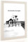 Cadre photo blanc avec verre antireflet - Dimensions de l'image : 40 x 50 cm - Largeur de la barre : 30 mm