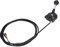 Fockety Excavator Manual Throttle Cable, 3.5m/11.5ft PU Tube Stainless Steel Joint Heavy Duty Excavator Motor Control Cable, Accelerator Throttle Assembly Cable for Excavator, Mixer