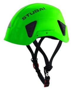 STUBAI Industrieschutzhelm Petasus | Grün, 560 g | Kopfschutzhelm EN 397 zum Schutz des Kopfes vor Stößen und Kopfverletzungen in der Bauindustrie, Forstwirtschaft, Fabriken