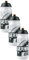 SKS GERMANY TEAM GERMANY BOTTLE SMALL 500ml Trinkflasche in sportlichem Design, auslaufsicheres Push-Pull-Ventil, ergonomische Form, abnehmbarer Deckel, transparent, 1size (Packung mit 3)