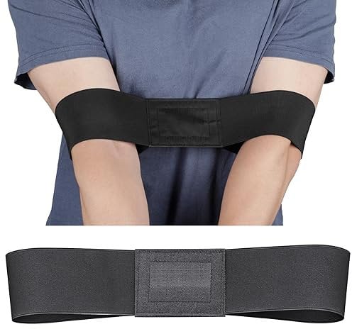 GreenHaven Golf Swing Arm Band Golf Swing Training Aid Elastic Swing Correcting Trainer Band for Golfers Beginners Arm Elbow Posture Teaching Tool Accessory for Golf Club Practice