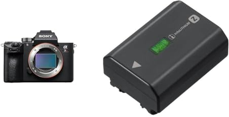 Sony α 7RIII | Fotocamera con obiettivo intercambiabile mirrorless full-frame & NP-FZ100 (Z-series battery), Batteria originale compatibile con Alpha 1, Alpha 7M4, Alpha 7M3