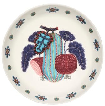 Iittala Taika Sato tiefer Teller aus Vitroporzellan, Größe: 20x4,5cm, 1070936