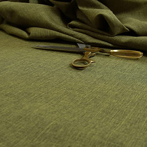 Redbrick Mill Fabrics Flammhemmender Polsterstoff als Meterware, strapazierfähiges, leichtes Material für Innenräume, Vorhänge und Kissen, grünes Gras (135 cm Breite)