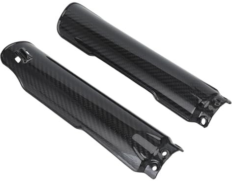 Protection Fourche Moto,Protections Amortisseur Avant Moto Couvercles Protection Fourche pour sur Ron Light Bee S/X-Real Fiber Carbone