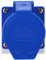 Toma de Pared de Corriente Pesada IP44, Toma Industrial de Superficie, 3 Polos, Toma Industrial Monofásica 32A 220-250V