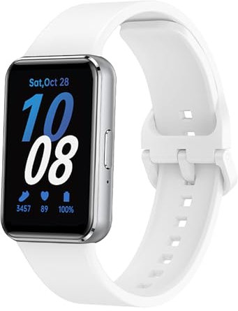 Issinlky bracelet pour Samsung Galaxy Fit 3, bracelet silicone souple pour Samsung Galaxy Fit 3 SM-R390 Hommes Femmes