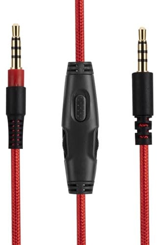 Cloud Alpha - Cavo di ricambio compatibile con HyperX Cloud Alpha Gaming, disattivazione in linea, controllo volume con microfono, cavo di prolunga audio per cuffie da 1,5 metri