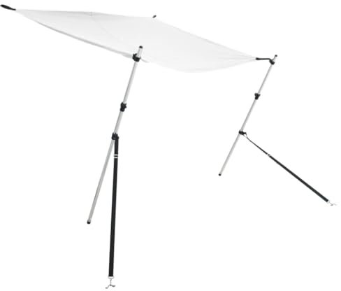 vidaXL Toldo T-Top extensión Blanco 170x170x(113-182,5) cm, Kit de extensión T-Top, extensión de la toldo T-Top del Barco, Kit de la toldo T-Top