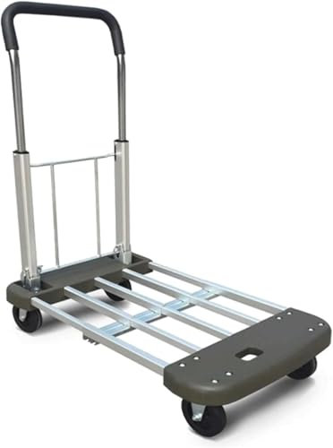 Plattformwagen Alu Flachwagen längenverstellbar Klappwagen Fahrwagen Pritschenwagen