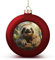 Weihnachtsbaumschmuck, Cartoon-Faultier-Weihnachtskugel-Dekorationsset, Weihnachtsbaumschmuck für Urlaubsdekoration