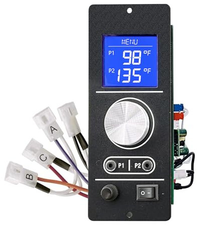 BBQ Digital Temperature Control Board for Camp Chef, Gen 2 Non-WiFi Pellet Grill Controller for Camp Chef Pursuit 20, SG Series, DLX 24, XT 24, SmokePro SE, SmokePro LUX 36 Part NO. PG24-82