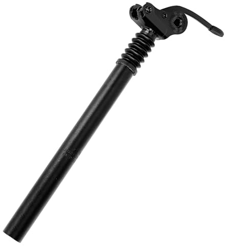 Fahrrad-Sattelstütze, 25,4/27,2/28,6/31,8/33,9 mm, Aluminium, verstellbare Sattelstütze, Federung, Sattelstütze für die meisten Fahrräder, Mountainbikes, Rennräder, MTN, BMX, Elektrofahrräder (33,9 x
