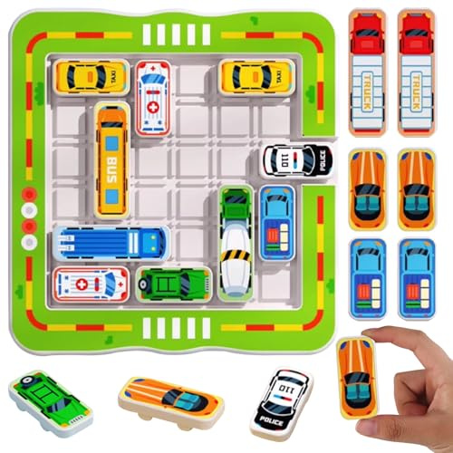 Parkspiele, Auto Spiel, Stauspiel, Logikspiel mit 720 Levels | Spiel Rush Hour, Kinder Denken Logik Puzzle Spiele ab 3 4 5 6 7 8 Jahren