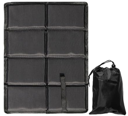 Almohadilla de asiento para senderismo | para asientos al aire libre, alfombrilla grande de esponja aislada impermeable plegable con bolsa de cambio para senderismo al aire libre y