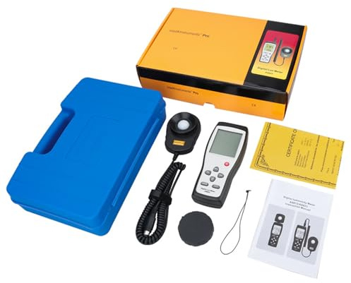 YUGSHNKFC Professionelles Sensorisches Digitales Messgerät AS823 Hochpräzises Geteiltes Illuminometer Photometer Luminanzmessgerät Professionelles Fotografen Werkzeug