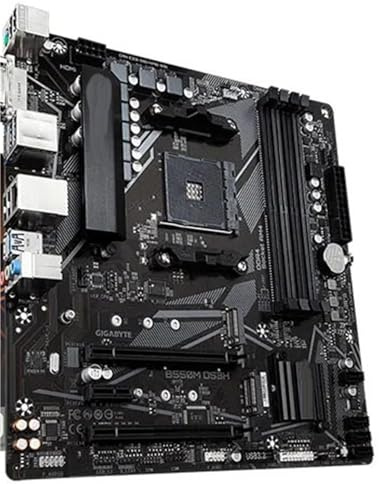 Placas Base Fit For Gigabyte GA B550M DS3H Micro-ATX AMD B550 DDR4 4266(OC) MHz M.2 128G PCI-E 4.0 Placa Base AM4 de Doble Canal