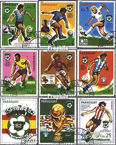 Paraguay 3327-3335 (complète.Edition.) oblitéré 1980 Coupe du Monde 1982 (Timbres pour Les collectionneurs) Football