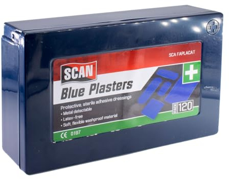 Scan FAPLACAT Hydroscopic Assorted Plasters - Blue (Pack of 120)