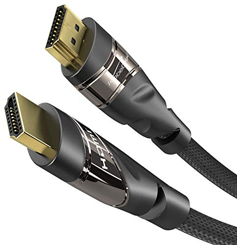 KabelDirekt – 4K HDMI Kabel – 10m (High Speed HDMI mit Ethernet, 4K Ultra HD, 3D, Full HD, 1080p, HDR, ARC, PS4/PS5, Xbox, HDTV) – PRO Series
