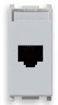 Presa Rj45 Vimar Plana Silver Netsafe Cat5 Utp 14339.4.Sl